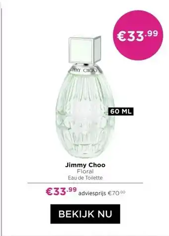 ICI Paris XL Jimmy Choo Floral Eau de Toilette aanbieding