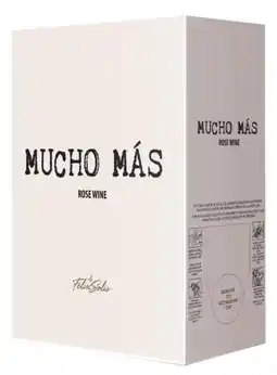 Gall & Gall Mucho Mas Rosado Bag in Box 300CL Wijn aanbieding