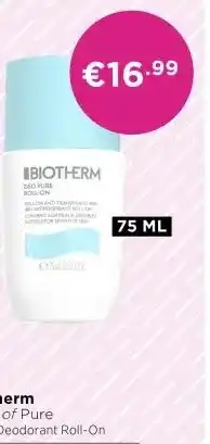 ICI Paris XL Biotherm Homme of Pure Bijvoorbeeld: 48H Deodorant Roll-On aanbieding