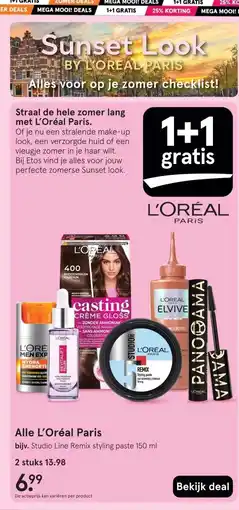 Etos Alle L'Oréal Paris aanbieding