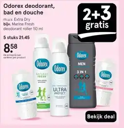 Etos Odorex deodorant, bad en douche aanbieding