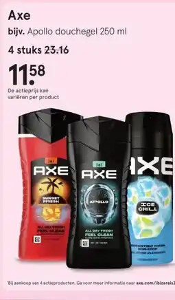 Etos Axe aanbieding