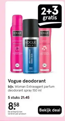 Etos Vogue deodorant aanbieding