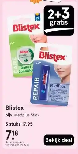 Etos Blistex aanbieding