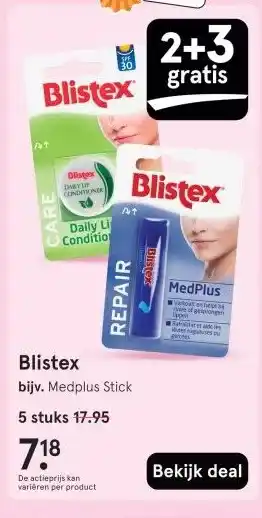Etos Blistex aanbieding