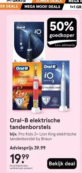 Etos Oral-B elektrische tandenborstels aanbieding