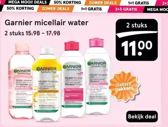 Etos Garnier micellair water aanbieding