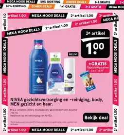 Etos NIVEA gezichtsverzorging en -reiniging, body, MEN gezicht en haar. aanbieding