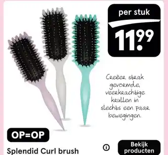 Etos Splendid Curl brush aanbieding