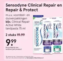 Etos Sensodyne Clinical Repair en Repair & Protect aanbieding
