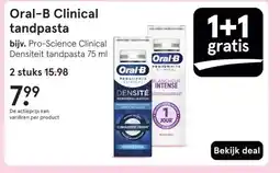 Etos Oral-B Clinical tandpasta aanbieding