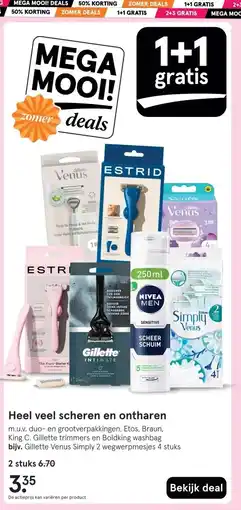 Etos Heel veel scheren en ontharen aanbieding