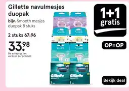Etos Gillette navulmesjes duopak aanbieding