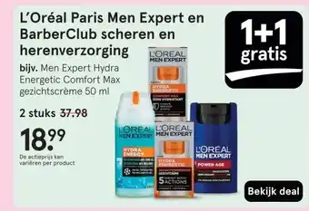 Etos L'Oréal Paris Men Expert en BarberClub scheren en herenverzorging aanbieding