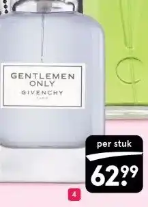 Etos Givenchy Gentleman Only Eau de toilette 100 ml aanbieding