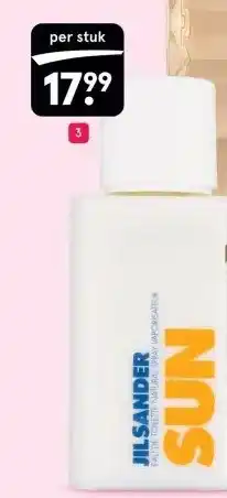 Etos Jil Sander Sun Eau de toilette 75 ml aanbieding