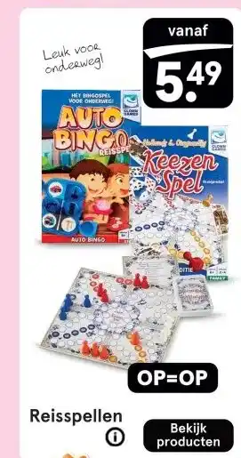 Etos Reisspellen aanbieding