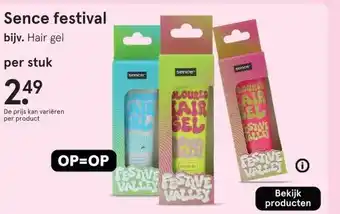 Etos Sence festival aanbieding
