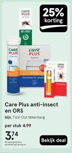 Etos Care Plus anti-insect en ORS aanbieding