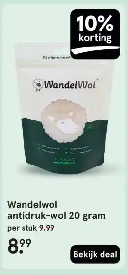 Etos Wandelwol antidruk-wol 20 gram aanbieding