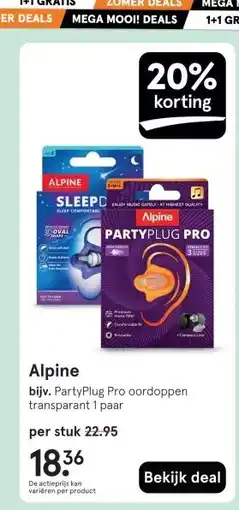 Etos Alpine aanbieding