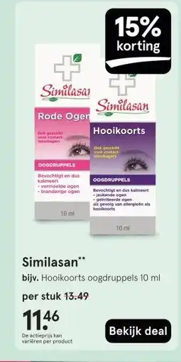 Etos Similasan** aanbieding
