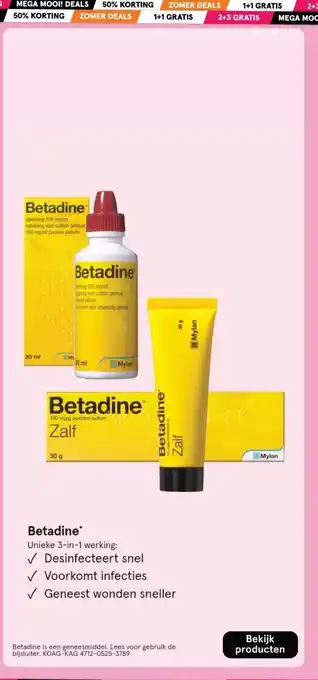 Etos Betadine aanbieding