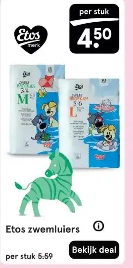 Etos Etos zwemluiers aanbieding