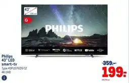 Makro Philips 43" LED smart-tv aanbieding