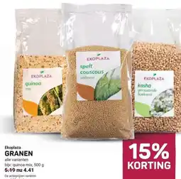 Ekoplaza Ekoplaza GRANEN alle varianten aanbieding