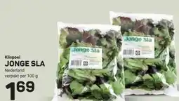 Ekoplaza JONGE SLA aanbieding