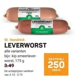 Ekoplaza LEVERWORST aanbieding