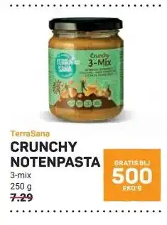 Ekoplaza TerraSana CRUNCHY NOTENPASTA aanbieding