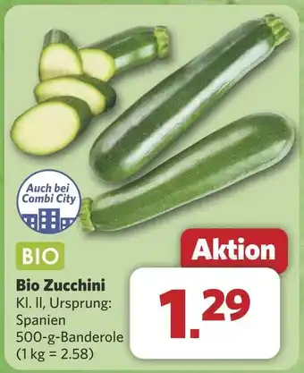 Combi Bio Zucchini aanbieding
