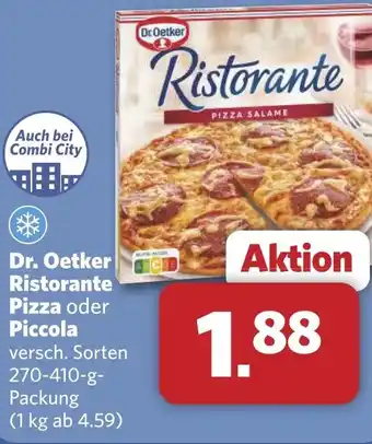 Combi Dr. Oetker Ristorante Pizza oder Piccola aanbieding
