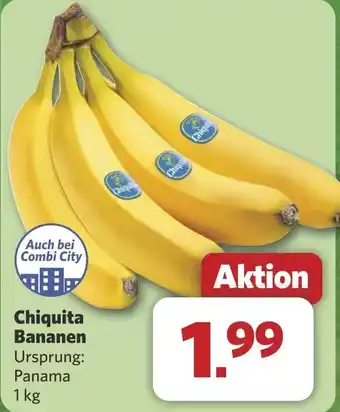 Combi Chiquita Bananen aanbieding