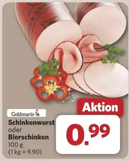 Combi Schinkenwurst oder Bierschinken aanbieding