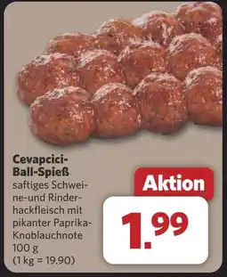 Combi Cevapcici- Ball-Spieß aanbieding