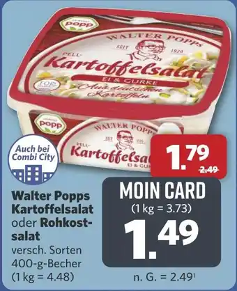 Combi Walter Popps Kartoffelsalat oder Rohkost- salat aanbieding
