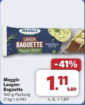 Combi Meggle Laugen- Baguette aanbieding