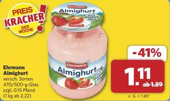 Combi Ehrmann Almighurt aanbieding