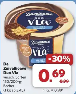 Combi De Zuivelhoeve Duo Vla aanbieding