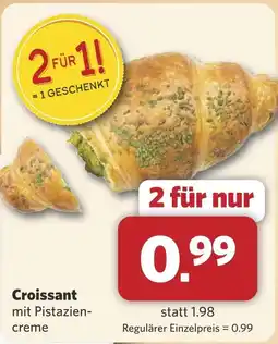 Combi Croissant mit Pistazien- creme aanbieding