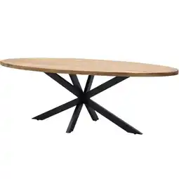 Budget Home Store Eettafel Rico ovaal aanbieding