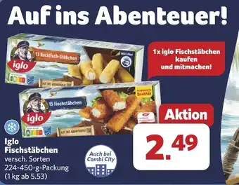 Combi Iglo Fischstäbchen aanbieding