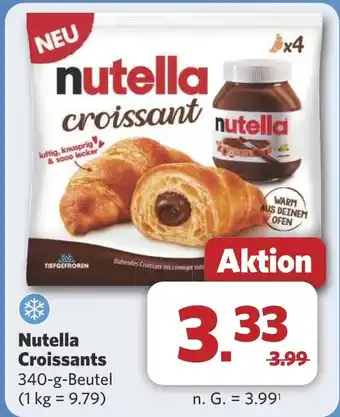 Combi Nutella Croissants aanbieding