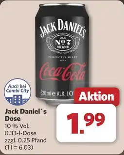 Combi Jack Daniel's Dose aanbieding