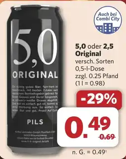 Combi 5,0 oder 2,5 Original aanbieding