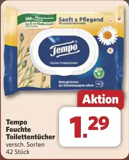Combi Tempo Feuchte Toilettentücher aanbieding