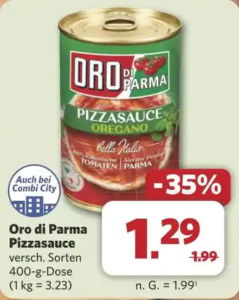 Combi Oro di Parma Pizzasauce aanbieding